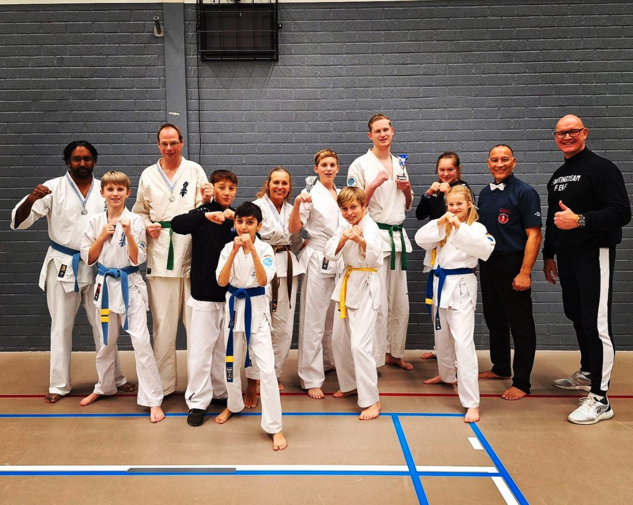 Fighting Team F en F op het Open Noord-Nederlands Kata Kampioenschap!